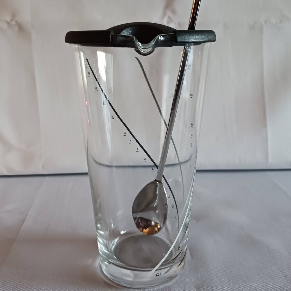 Glass Martini Mixer And Stirrer Set